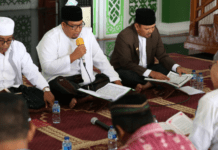 Bupati dan Wakil Bupati Hadiri Baca Yasin Bersama di Masjid Munawarah Jantho
