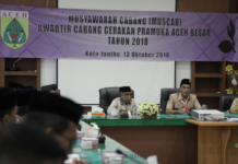 Dipilih Secara Aklamasi, Waled Husaini Kakwarcab Pramuka Aceh Besar