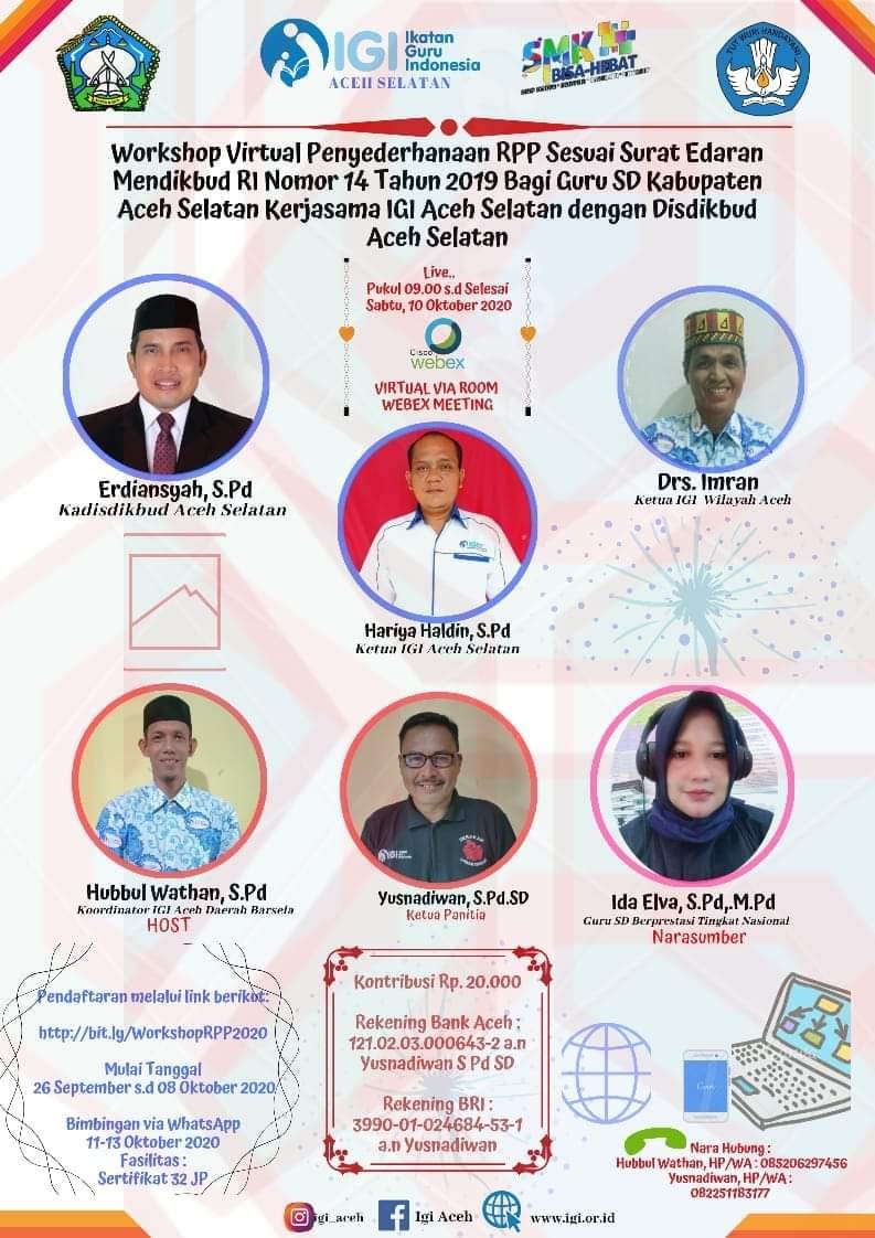 IGI Aceh Selatan Gelar Workshop Penyederhanaan RPP