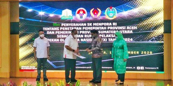 Aceh dan Sumut Ditetapkan sebagai Tuan Rumah PON XXI Tahun 2024