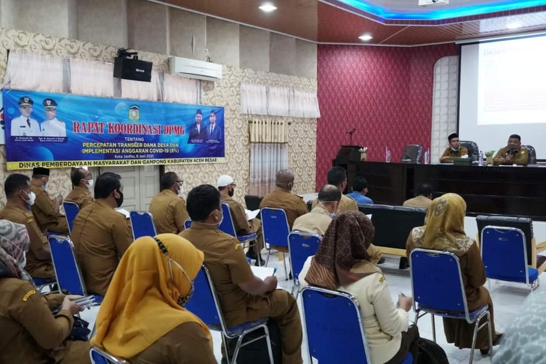Para Camat Rakor Percepatan Implementasi Dana Desa 2021