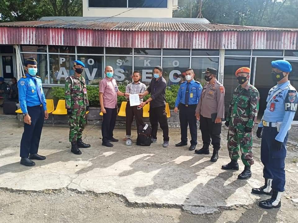 Personel Gabungan Pengamanan Bandara SIM Gagalkan Upaya Penyeludupan Sabu Seberat 1000 Gram