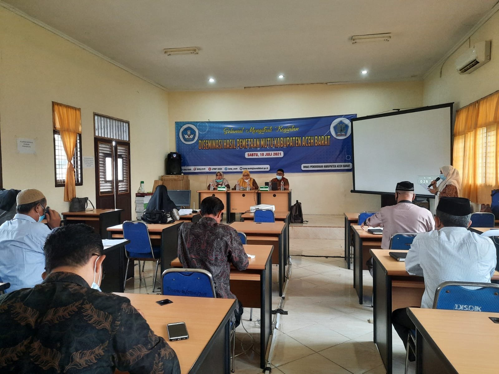 Disdikbud Aceh Barat Gelar Diseminasi Pemetaan Mutu Tahun 2021
