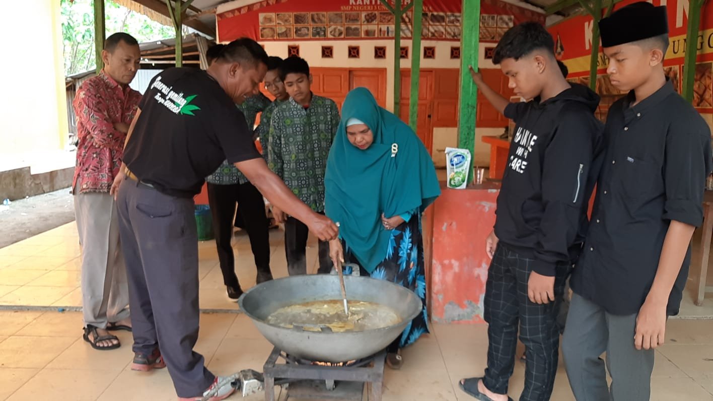 Sub Rayon 3 Lakukan Gladi Masak Kuah Beulangong