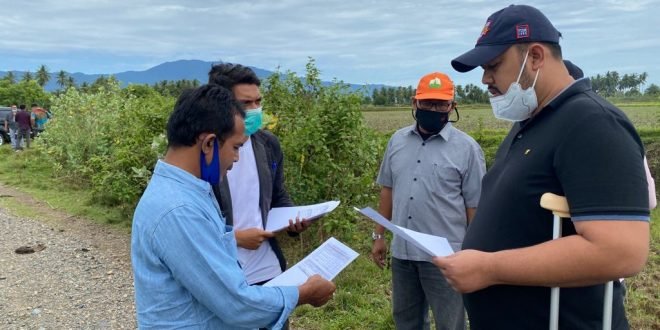 DPMG Verifikasi Lahan Gampong Terdampak Pembangunan Tol