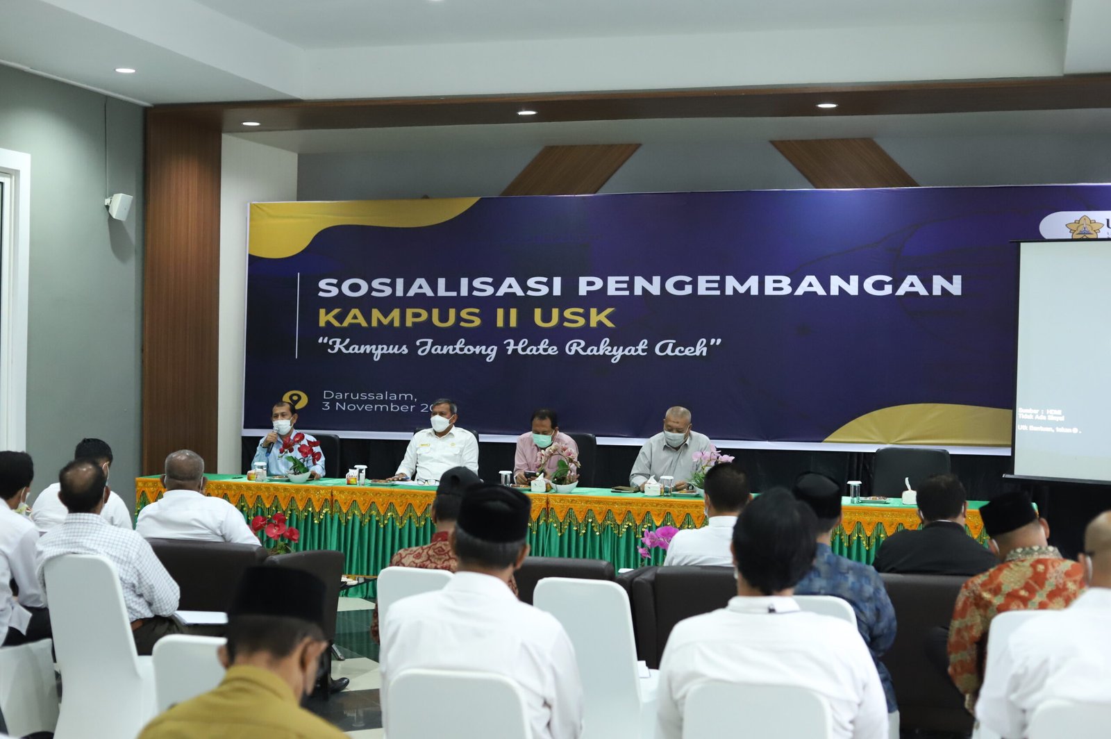 USK Sosialisasi Pengembangan Kampus II
