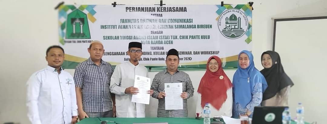STAI Tgk. Chik Pante Kulu Tandatangani MoU dengan IAI Al-Aziziyah Samalanga