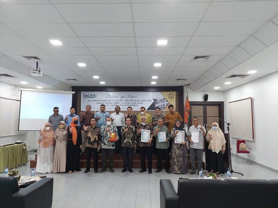 Fakultas Teknik USK Raih Dua Standar Layanan Internasional