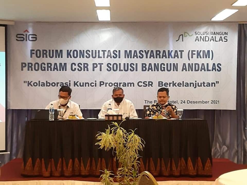 PT SBA Paparkan Capaian Program CSR melalui Forum Konsultasi Masyarakat 2021