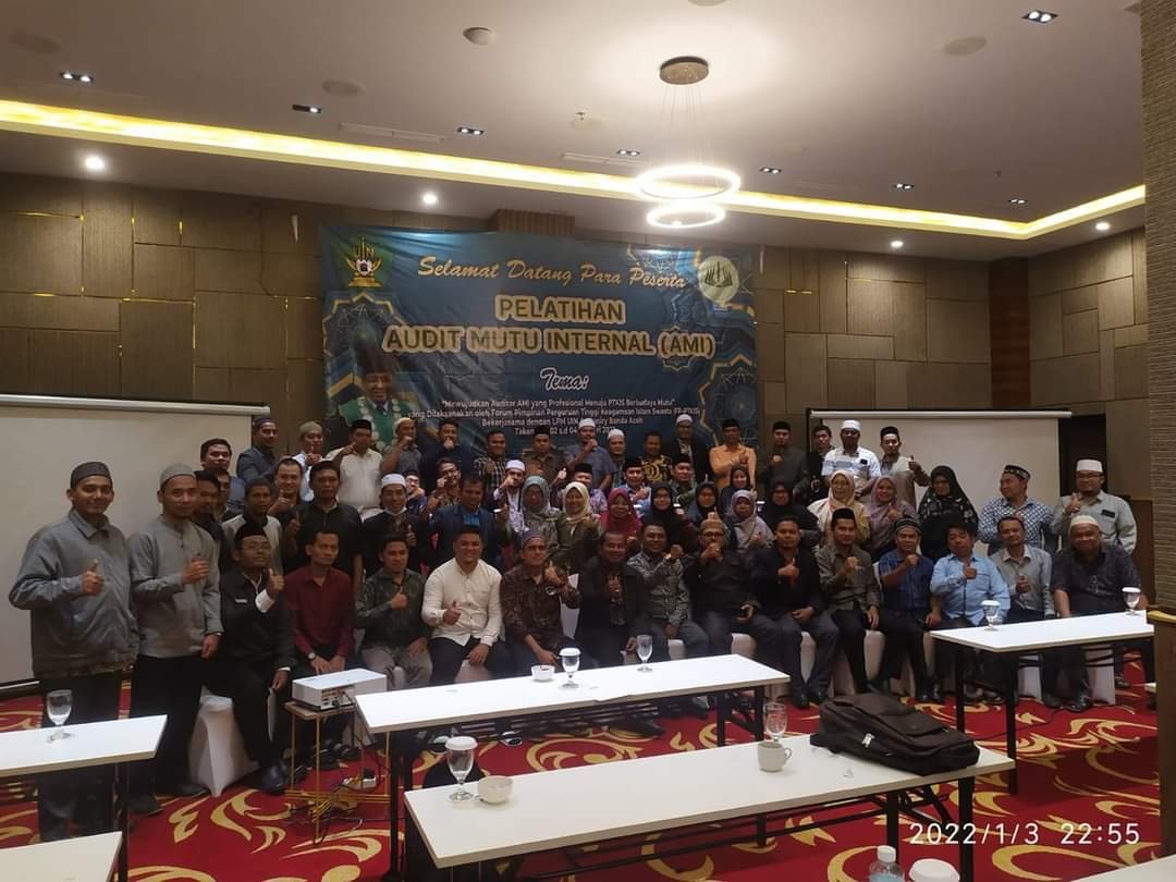 Stai Tgk Chik Pante Kulu Kirimkan Dosen Ikuti Pelatihan Audit Mutu Internal