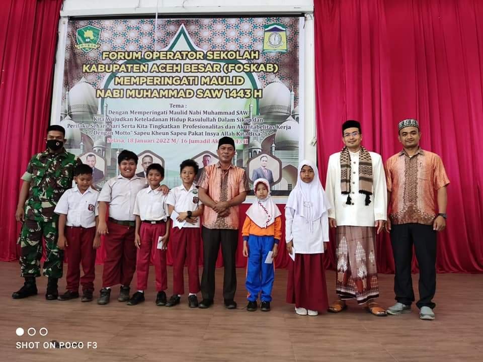 Foskab Aceh Besar Laksanakan Peringatan Maulid Nabi