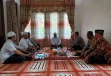 Kapolres Aceh Jaya Silaturahmi dengan Para Ulama