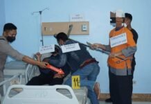 Polres Bener Meriah Gelar Rekonstruksi Kasus Pembunuhan di RSUD Munyang Kute