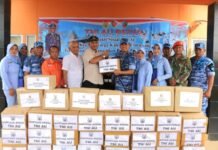 TNI AU Kembali Salurkan Bantuan untuk Korban Paska Banjir Aceh Utara