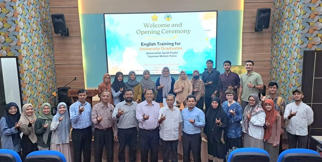 Program Training Bahasa Inggris Kerja Sama USK-YMP Resmi Dimulai
