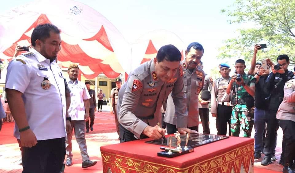 Kapolda Aceh Resmikan Gedung Adhi Pradana Polres Aceh Besar