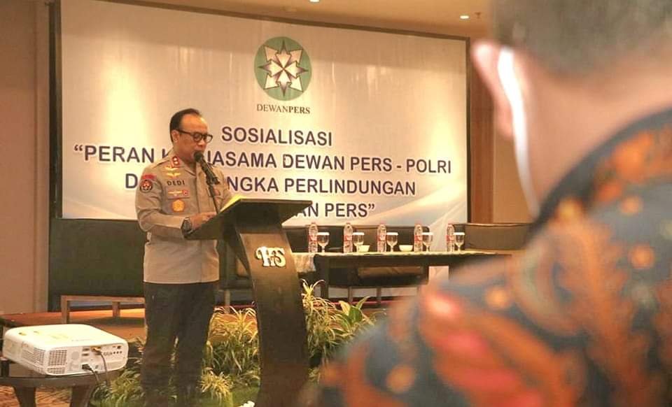 Polri dan Dewan Pers Sosialiasi Perlindungan Kemerdekaan Pers