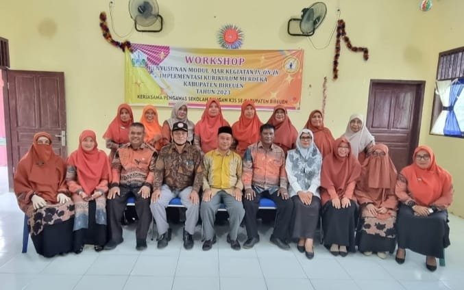 K3S SD dan MKKS SMP Bireuen Gelar Workshop Penyusunan Modul Ajar Selama 4 Bulan