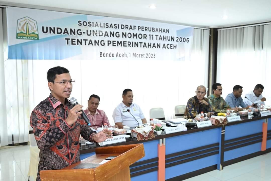 Ini Masukan Ketua DPRK Banda Aceh terkait Revisi UUPA