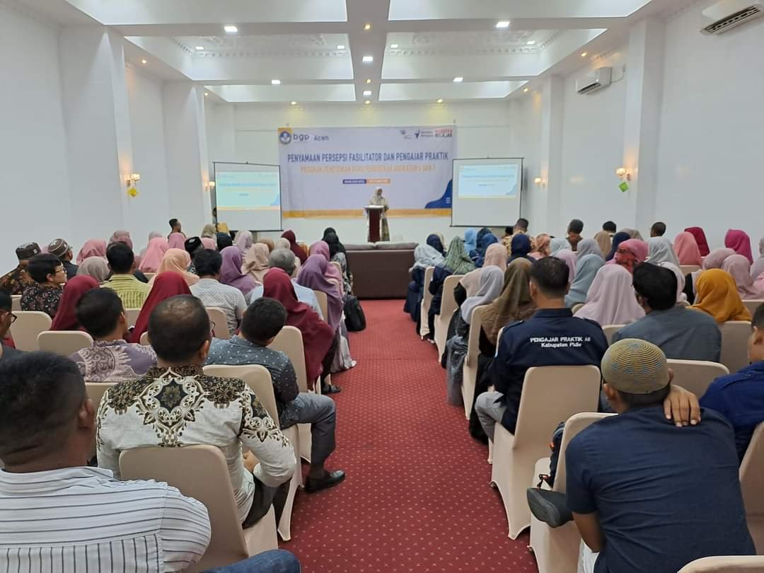 BGP Aceh Laksanakan Penyamaan Persepsi Fasilitator dan Pengajar Praktik