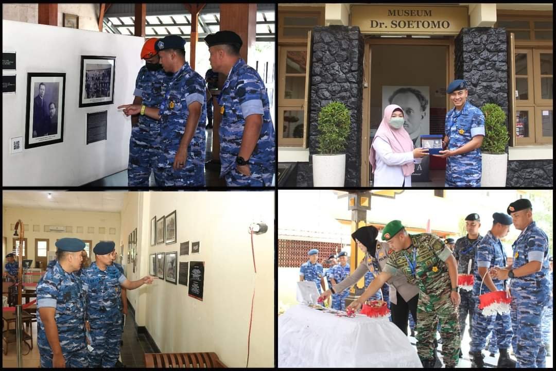 Pasis Seskoau Angkatan Ke-60 Kunjungi Situs Bersejarah di Kota Surabaya