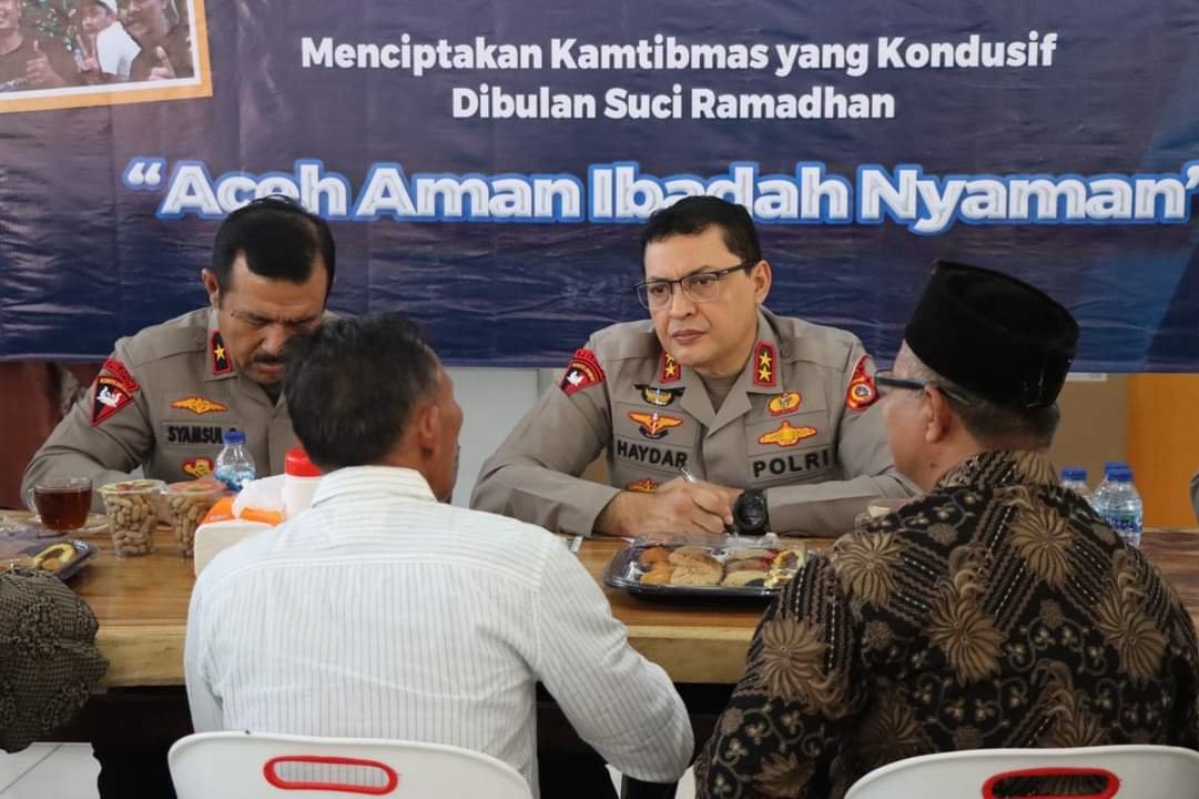 Gelar Jumat Curhat Jelang Ramadan, Kapolda Aceh Tampung berbagai Keluhan Masyarakat