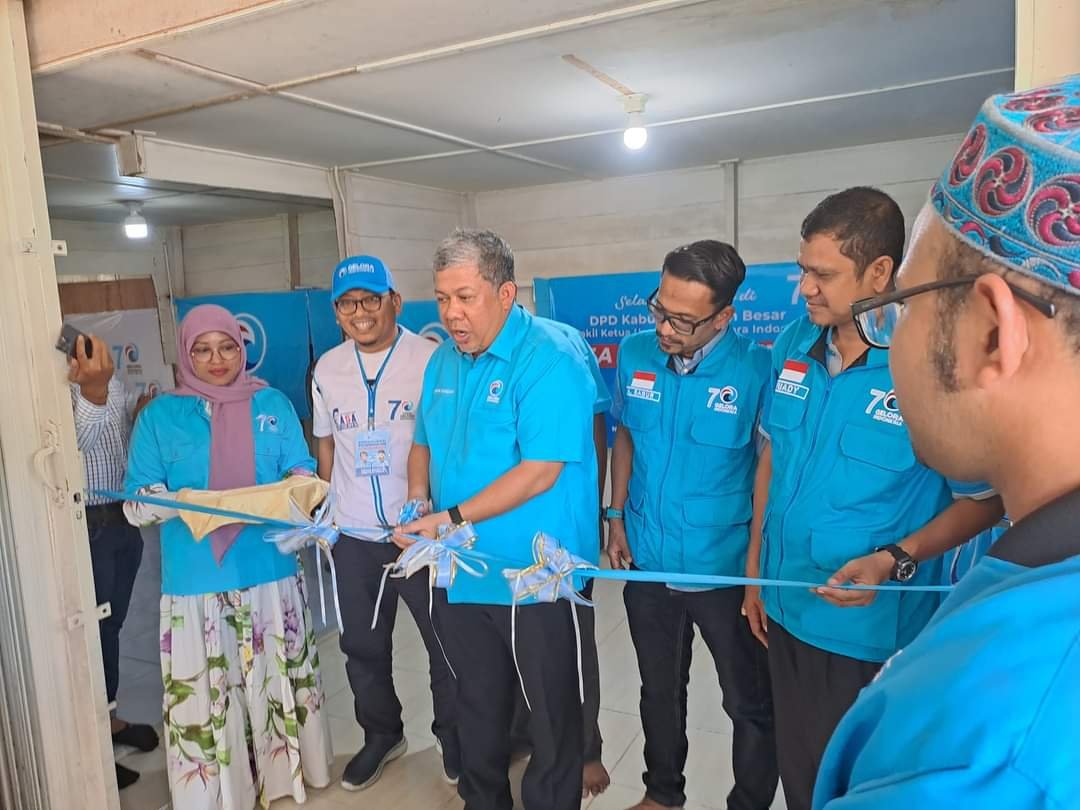 Fahri Hamzah Resmikan Kantor DPD Gelora Aceh Besar