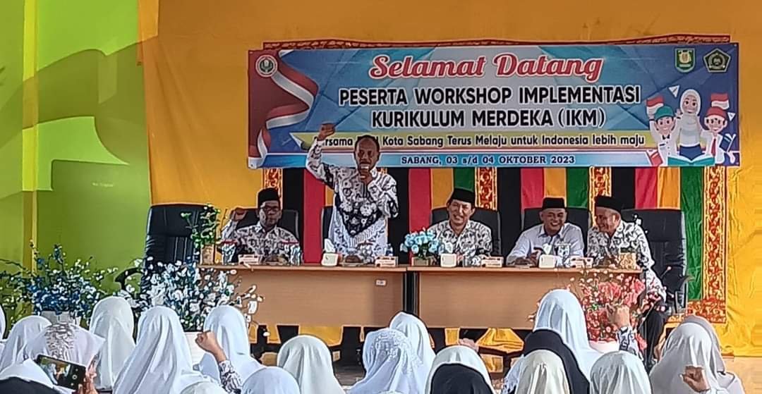 PGRI Kota Sabang Adakan Workshop IKM bagi Guru Se-Kota Sabang