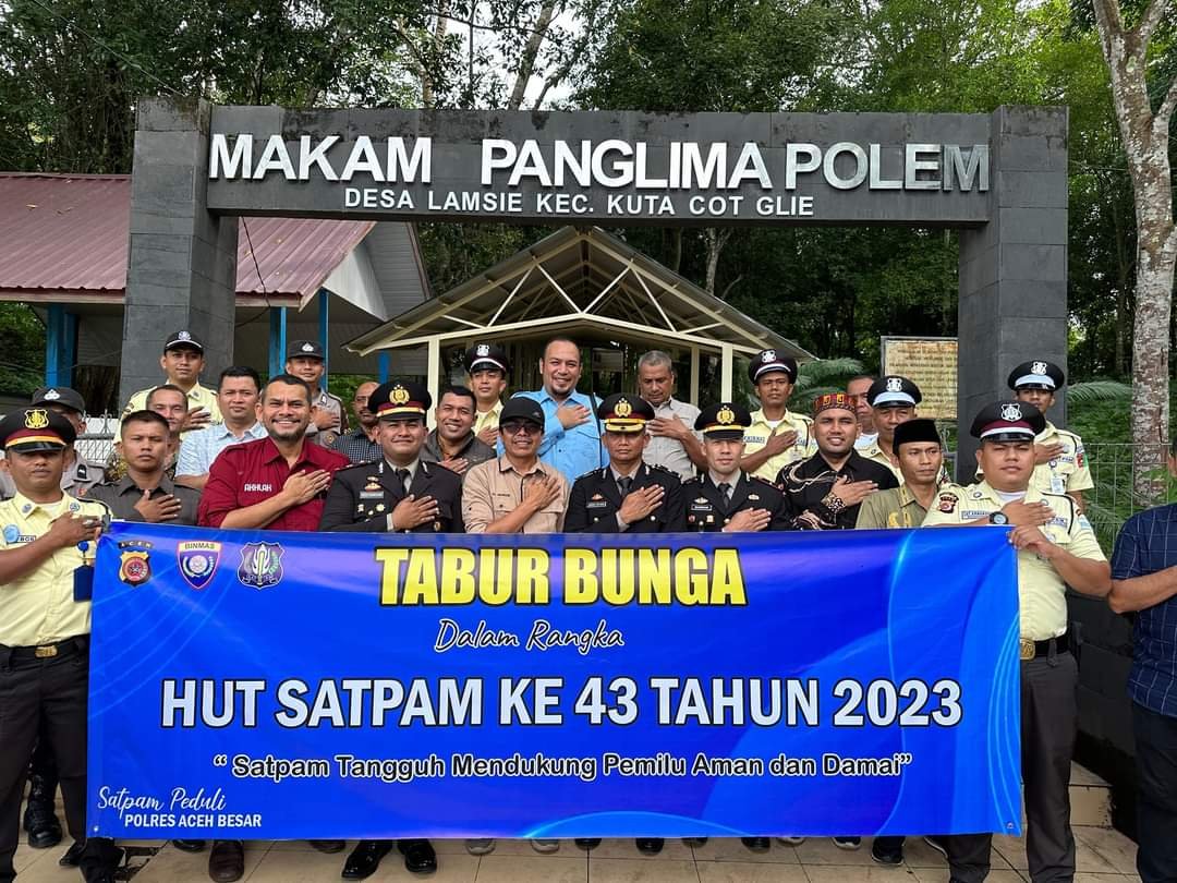 Rayakan HUT Satpam Ke-43, ISBI Aceh Ajak Tauladani Tgk Panglima Polem