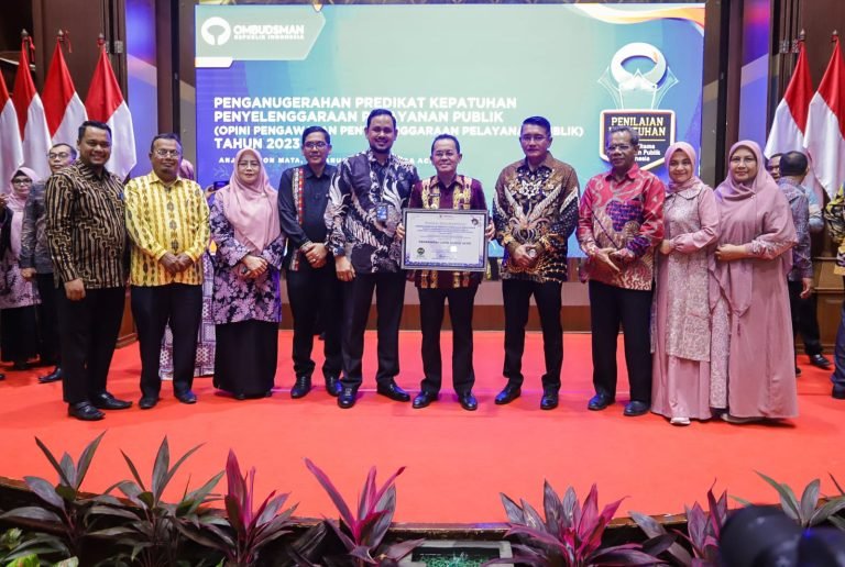 Kota Banda Aceh Raih Penghargaan Pelayanan Publik dari Ombudsman RI