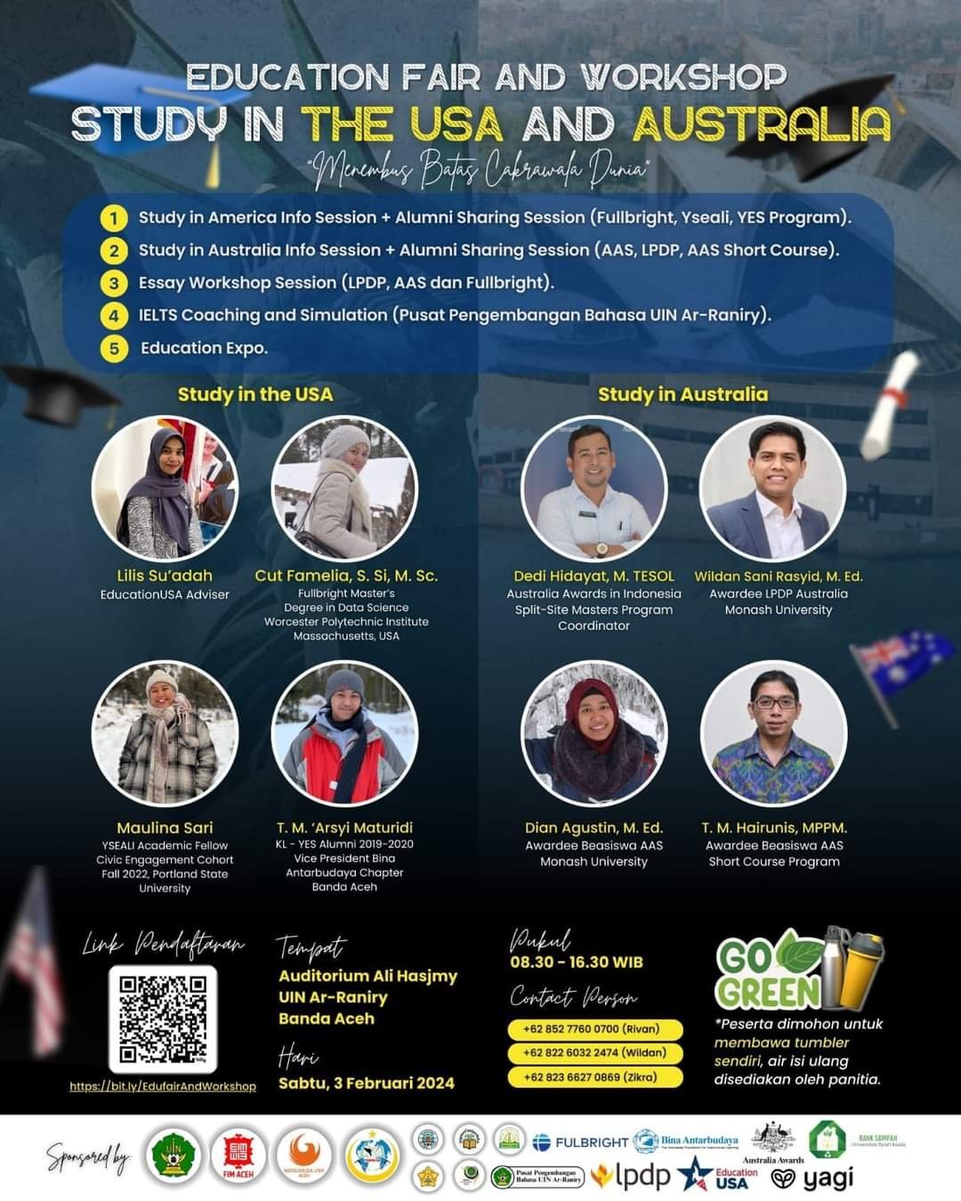 UIN Ar-Raniry, FIM Aceh, Mata Garuda Aceh dan FORMAD Laksanakan Education Fair dan Workshop Study ke Luar Negeri 1 FB IMG 1706774083974