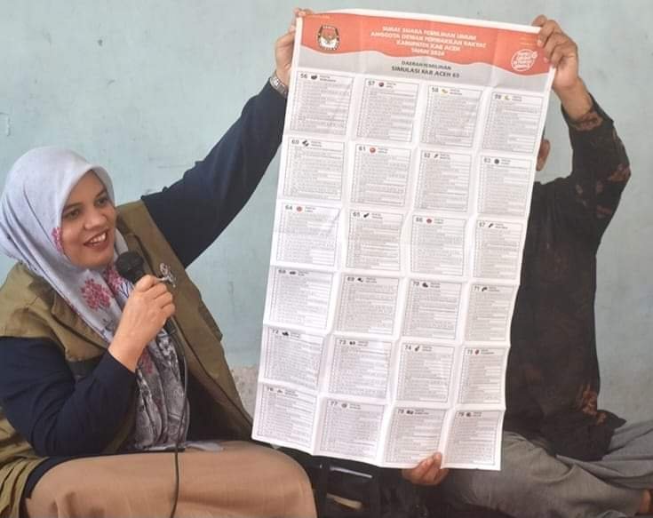 Warga Binaan Rutan Kelas II B Jantho Dapatkan Sosialisasi Tata Cara Memilih dari KIP Aceh Besar 2 FB IMG 1707046211568