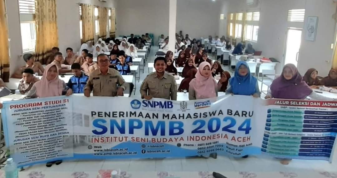 Roadshow Seni Budaya ISBI Aceh ”Sosialisasi SNPMB Tahun 2024”