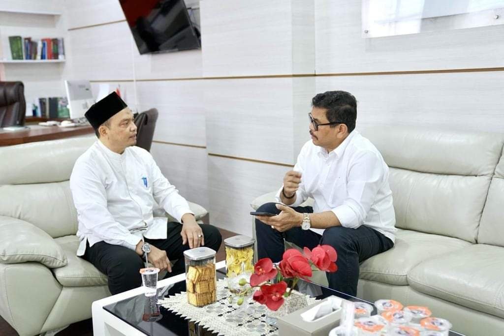 Bahas Penanggulangan Kenakalan Remaja, Pj Walikota Lhoksemawe Kunjungi Dinas Dayah Aceh