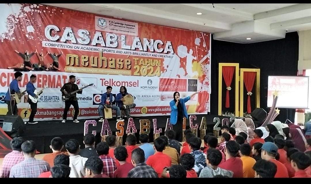 UPA Ajang Gelar ISBI Aceh Sukses Tampil di acara Casablanca Sukma Bangsa Pidie