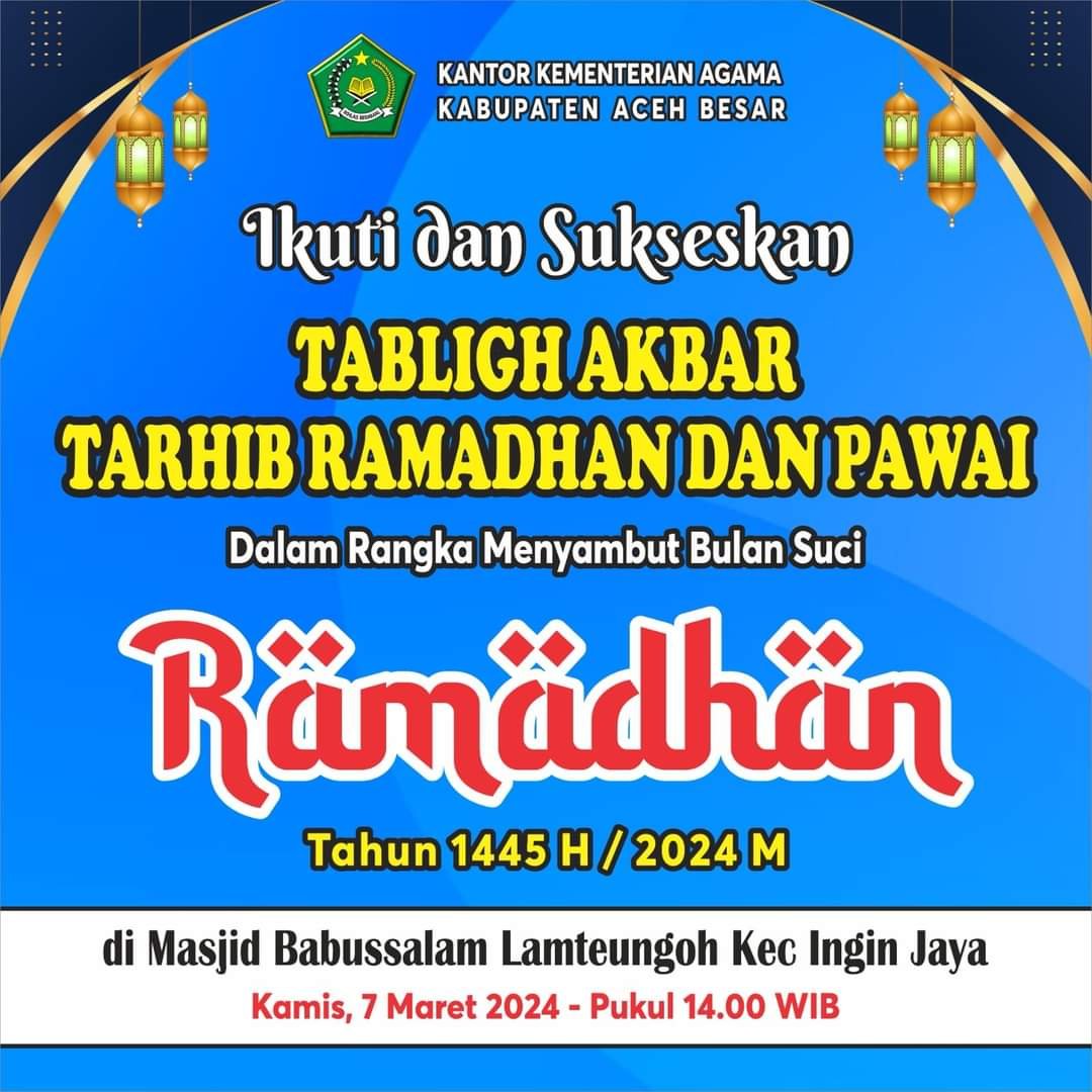 Penyuluh Agama Aceh Besar Siap Sukseskan Pawai Ramadhan