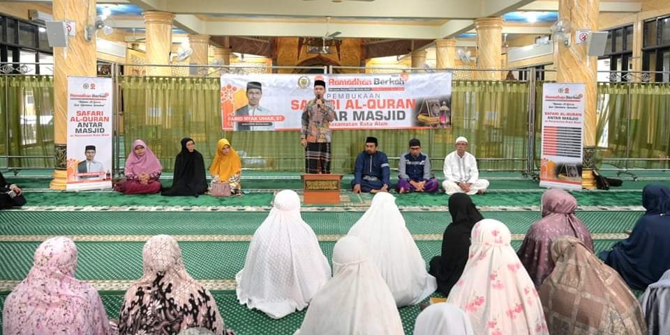 Ketua DPRK Buka Kegiatan Safari Al-Qur’an Antar Masjid se Kecamatan Kuta Alam
