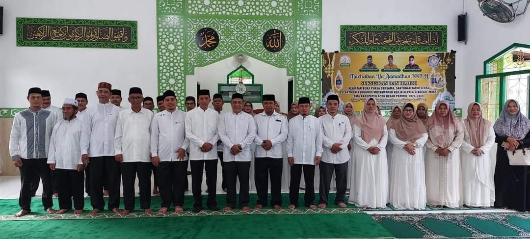 Kacabdin Lantik Pengurus MKKS SMA Aceh Besar