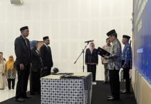 ISBI Aceh Lantik Tiga Pejabat Baru: Rektor Tekankan Pentingnya Bekerja dengan Hati dan Semangat Kekompakan