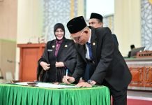 DPRK dan Pemerintah Tandantangani MoU Nota Kesepatan KUA-PPAS Perubahan APBK Banda Aceh