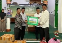 TPQ HU Peduli Korban Banjir Bandang, Disdik Dayah Apresiasi Langkah Mulia