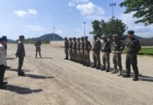 Mendukung Operasi Ketupat Seulawah 2026, Satpol PP Aceh Jaya Kerahkan 26 Personel Trantibbum