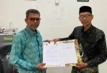STAI Nusantara Banda Aceh Teken MoU dengan Camat Peukan Bada