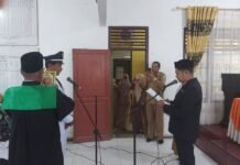 Ridwan Aminuddin Dilantik Jadi Keuchik Leubu Me Periode 2026–2032