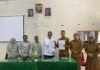 Penandatanganan MOU PT. BPR Syariah Hikmah Wakilah Aceh dengan SMAN 1 Peukan Bada