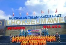 TK Multazam Gandapura Kunjungan Edukatif ke Lanal Lhokseumawe