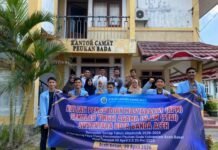 STAI Nusantara Banda Aceh Serahkan Mahasiswa KPM di Kantor Camat Peukan Bada