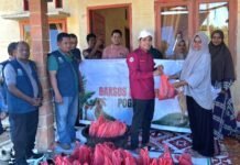 POGI Aceh Bagikan Daging Kurban untuk Keluarga Ibu Hamil dan Relawan Baksos di Bireuen