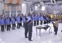 Illiza Kembali Lantik 66 Pejabat Eselon III dan IV di Lingkungan Pemko Banda Aceh