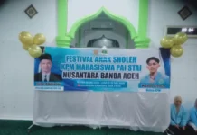 Mahasiswa KPM STAI Nusantara Banda Aceh Gelar Festival Anak Saleh di Gampong Payating